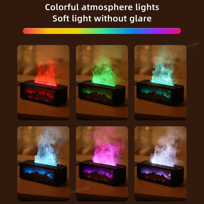 Kamin Aroma Diffuser – Kreativer Flammen Luftbefeuchter